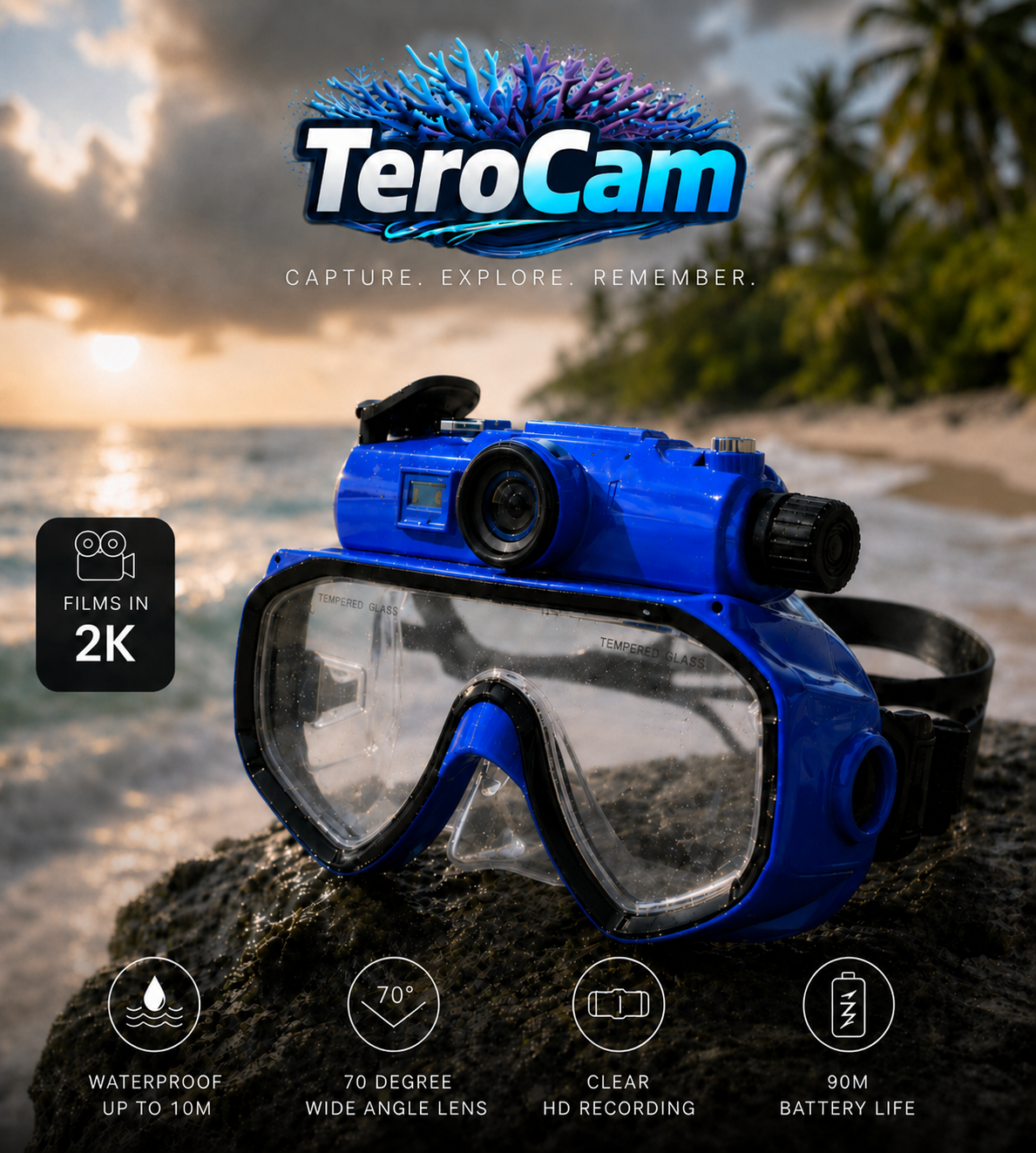 TeroCam ™ 2K Recording Goggles