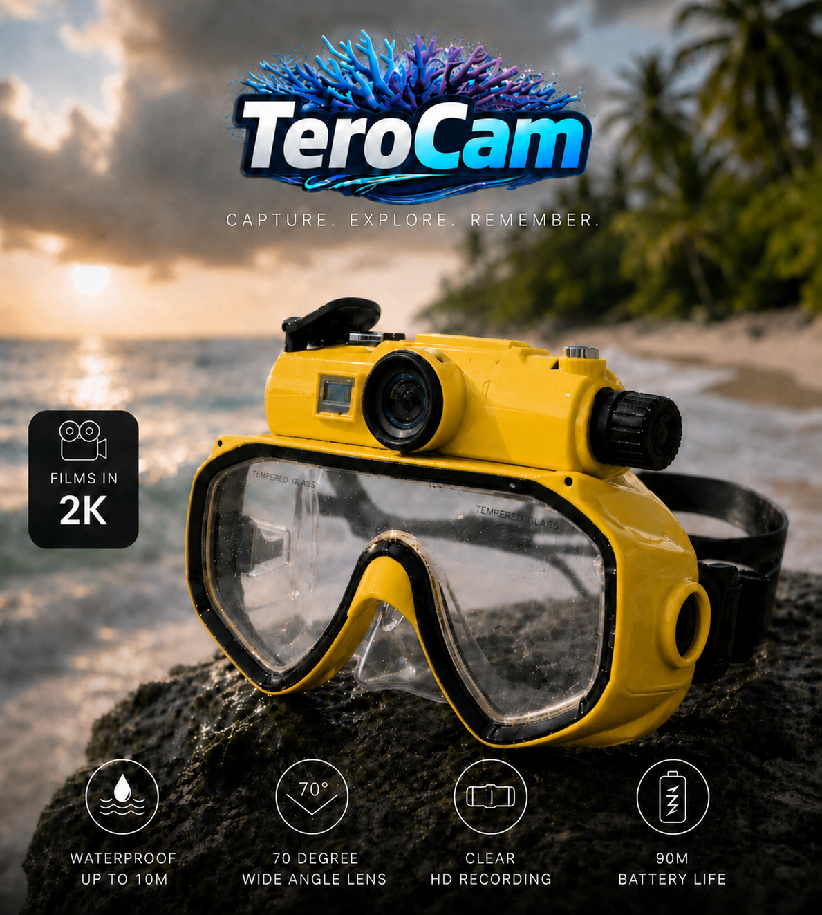 TeroCam ™ 2K Recording Goggles